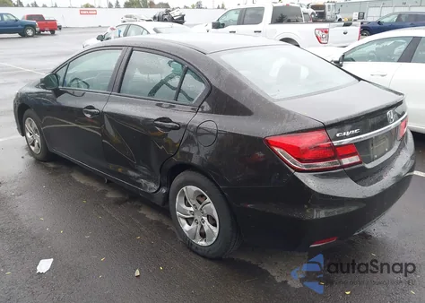 2013 Honda Civic Lx из США, поврежденный, VIN 19XFB2F55DE068102